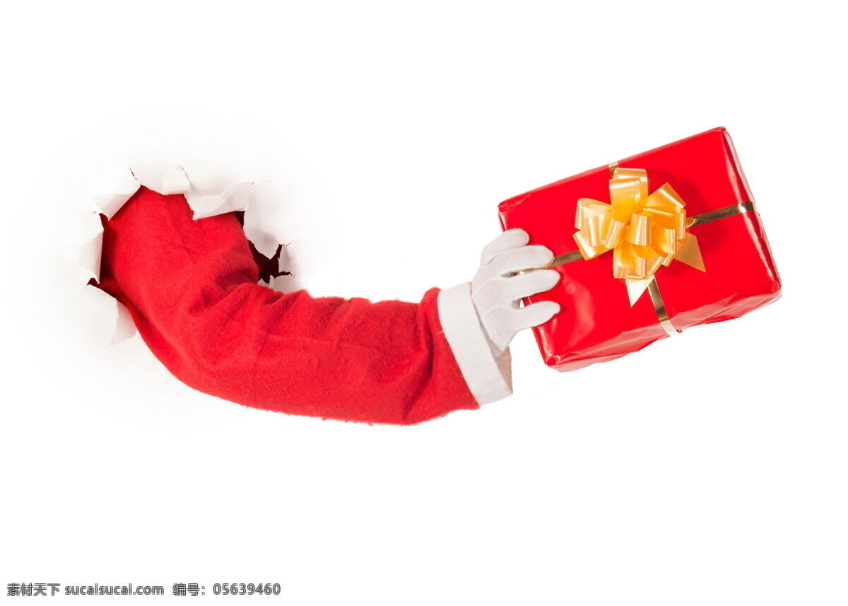 白纸 板 后 圣诞老人 白纸板 圣诞节 礼物 蝴蝶结 红色衣服 白手套 节日 其他类别 生活百科