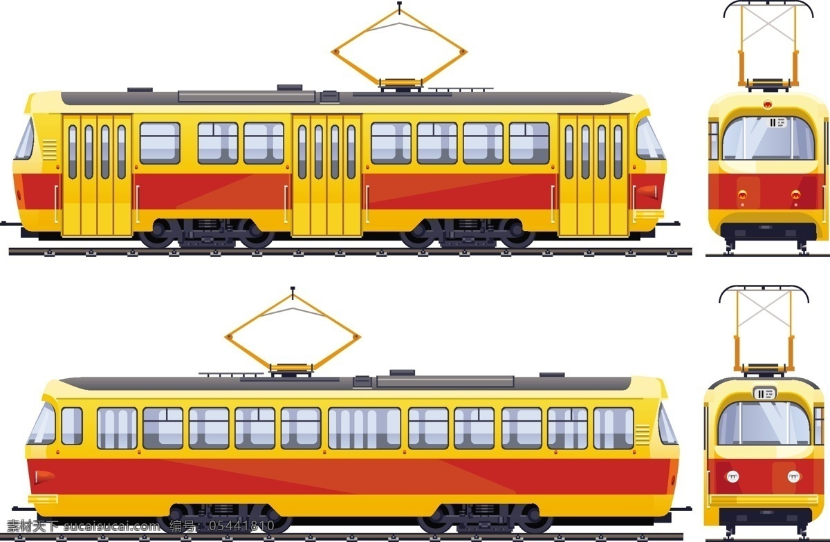 矢量 电车 设计素材 电车设计 矢量电车 交通 交通工具 车 火车 动车 现代科技 矢量素材 白色