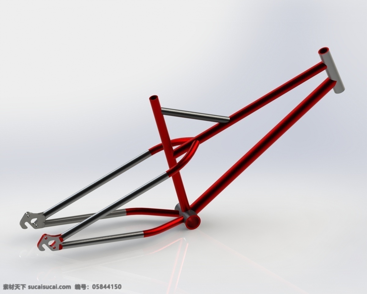 自行车 车架 机械设计 汽车 3d模型素材 其他3d模型