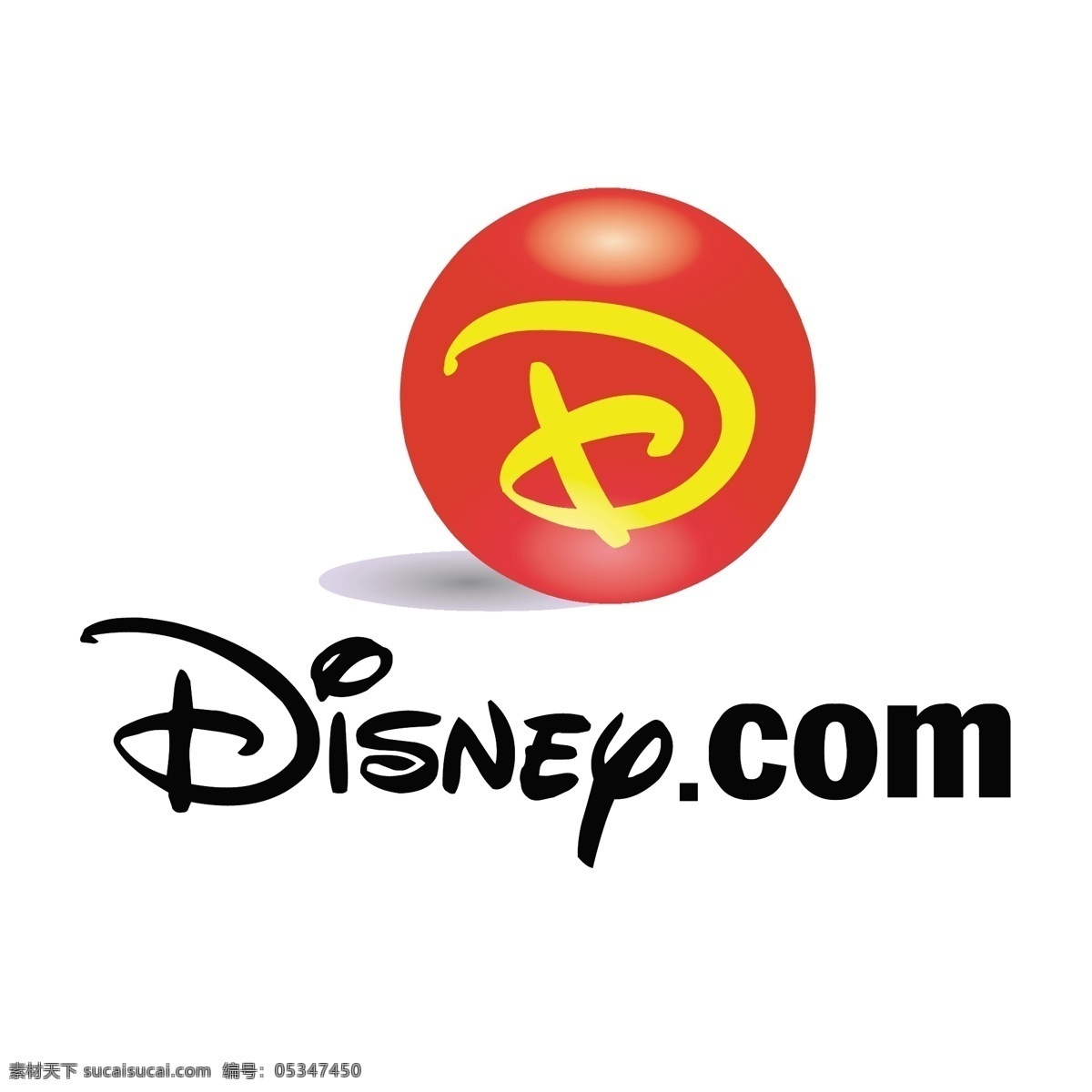 迪士尼com disney com 标识 标识为免费 白色