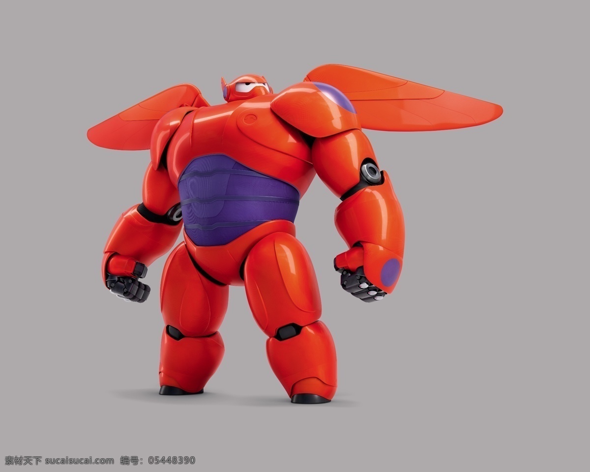 超能 陆战队 大白 超能陆战队 迪士尼 铠甲 红色 动漫动画 动漫人物