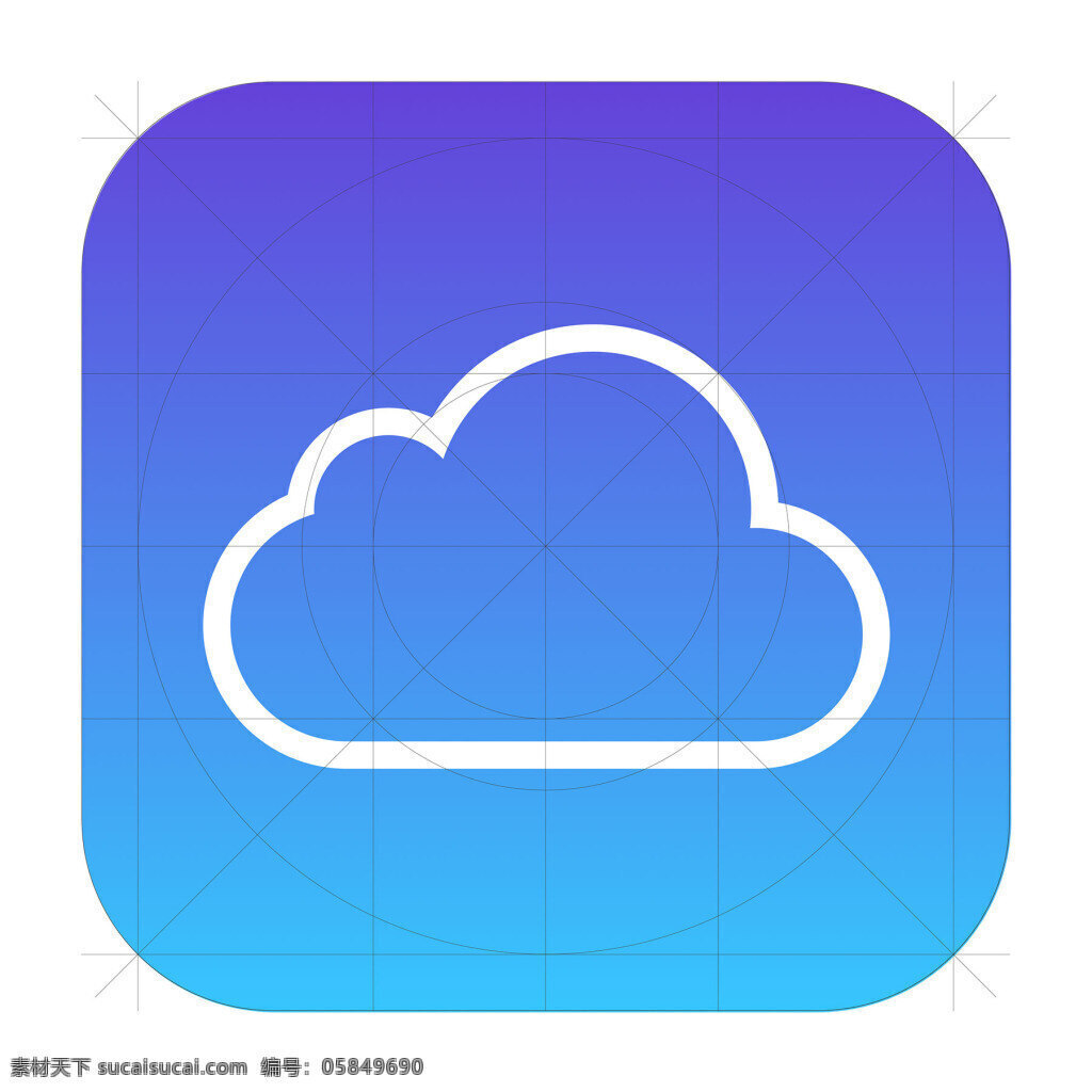 云 储存 图标 sketch 白色 云朵 icloud 苹果 应用 格式