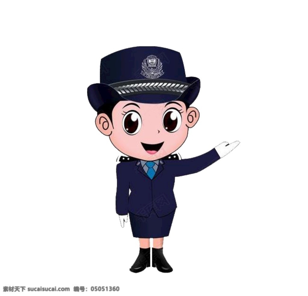 女警察图片 女警察 漫画 卡通 可爱 动漫动画