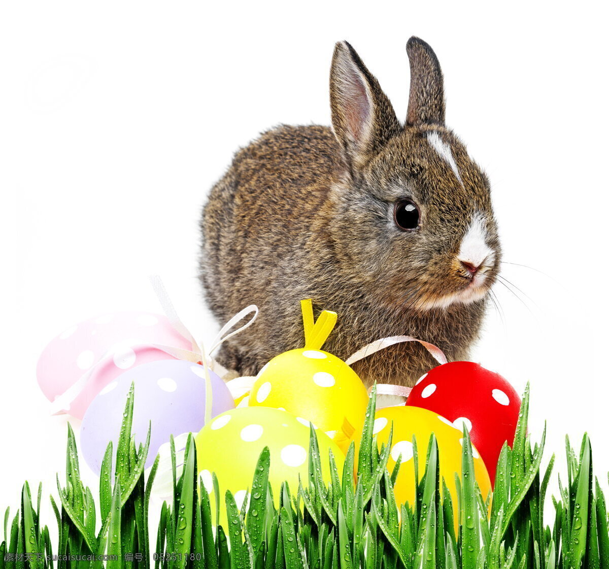 复活节 彩蛋 兔子 萌兔 小兔 灰兔
