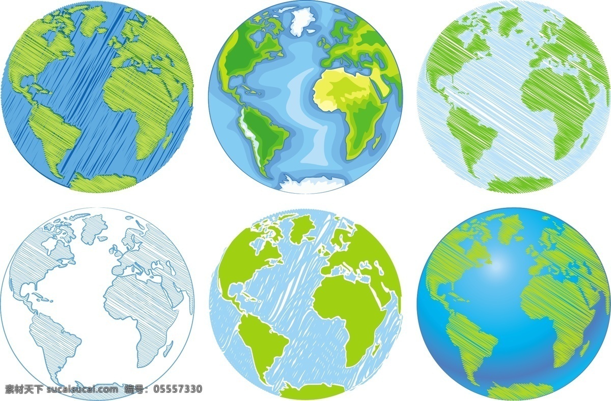 创意环保地球 矢量地球 卡通地球 地球插图 创意地球 生活百科 矢量素材 白色