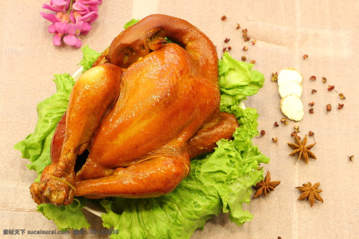 桌子山熏鸡 美食 原创 三黄鸡 餐饮美食 传统美食