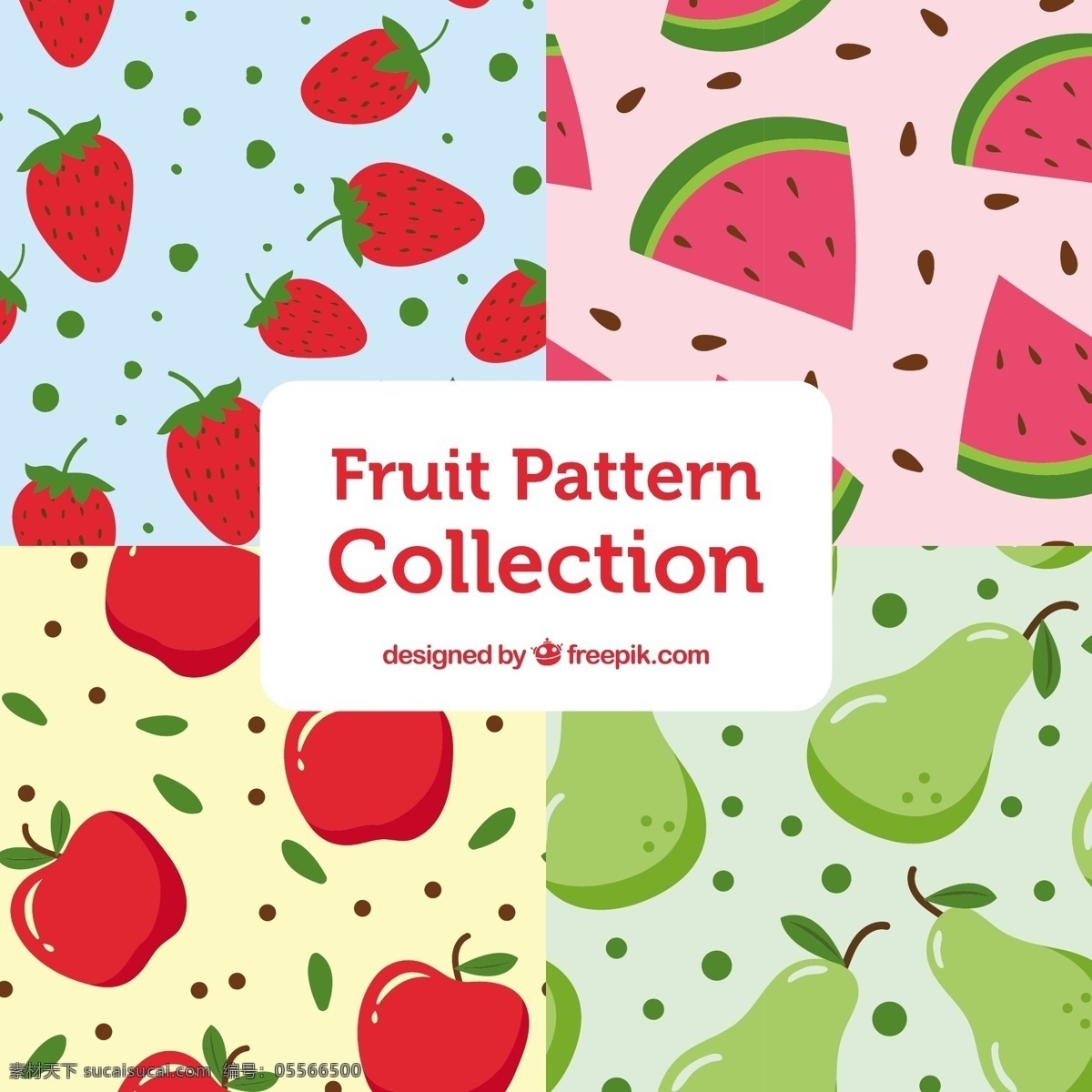 手绘 扁平 风格 各种 水果 装饰 图案 扁平风格 各种水果 装饰图案
