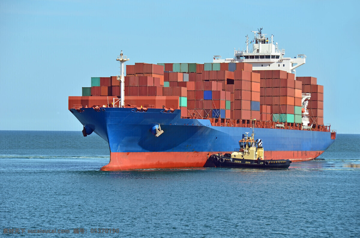 货船 邮轮 集装箱 运输 物流 海运 交通工具 现代科技