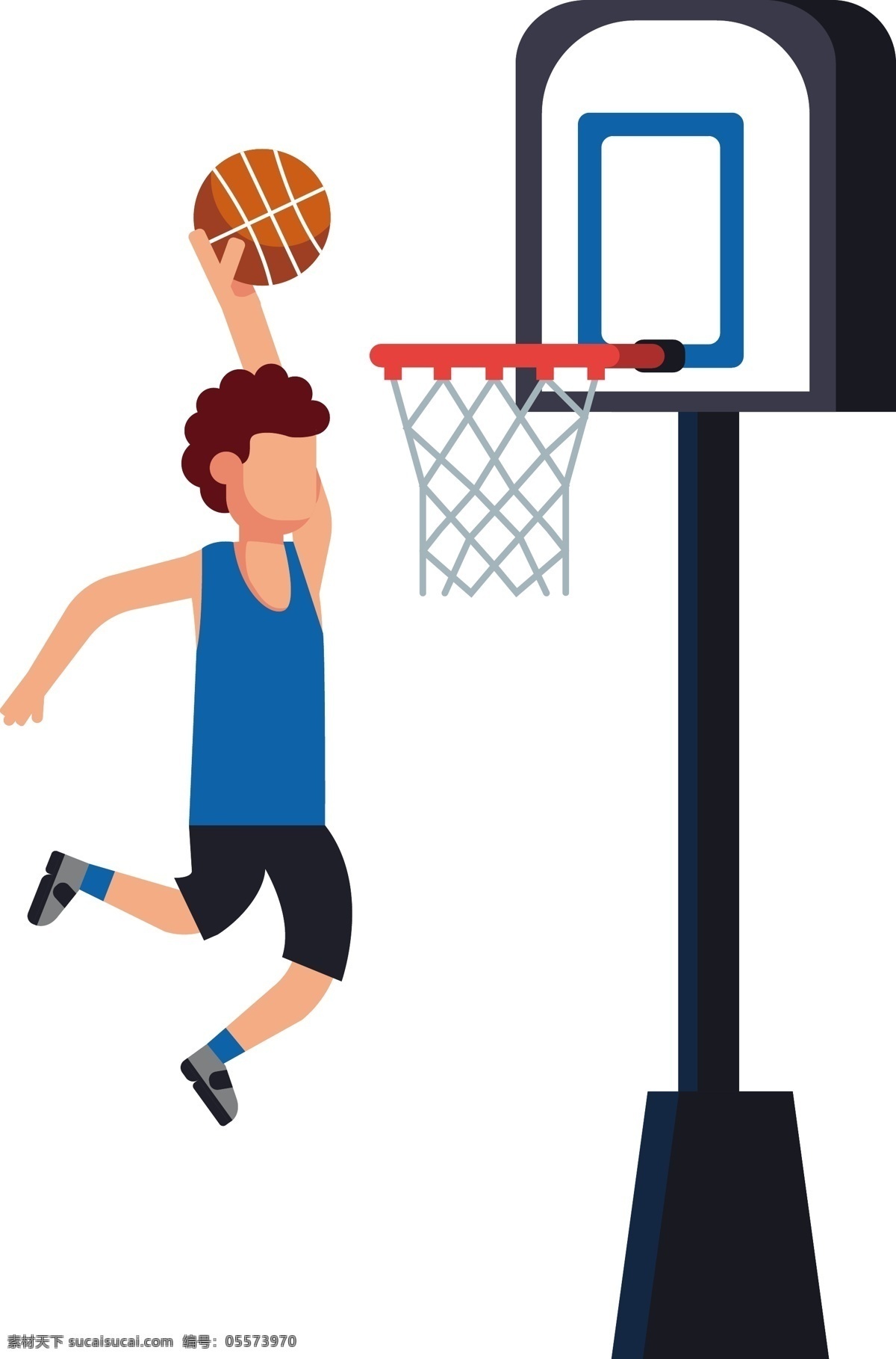 矢量 篮球 运动 插画 卡通 手绘 精美 海报插画 广告插画 小清新 简约风 装饰图案 篮球运动