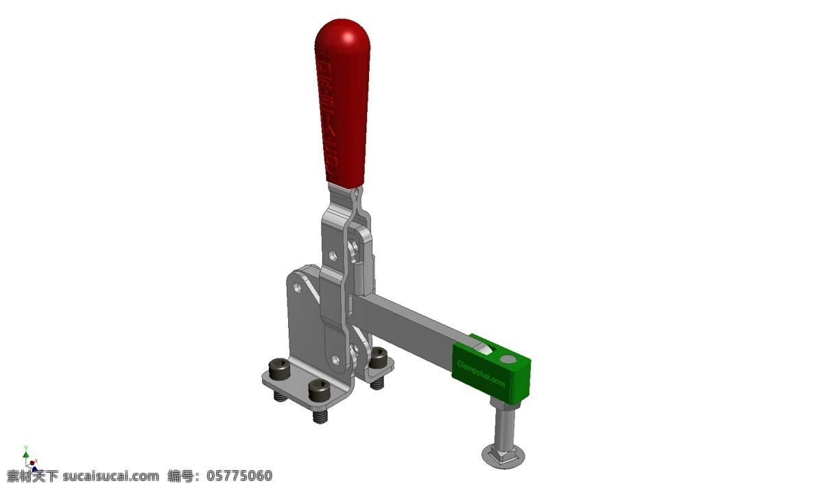 肘 节 夹 迪斯 泰克 马车 螺栓 clampplus 3d模型素材 其他3d模型