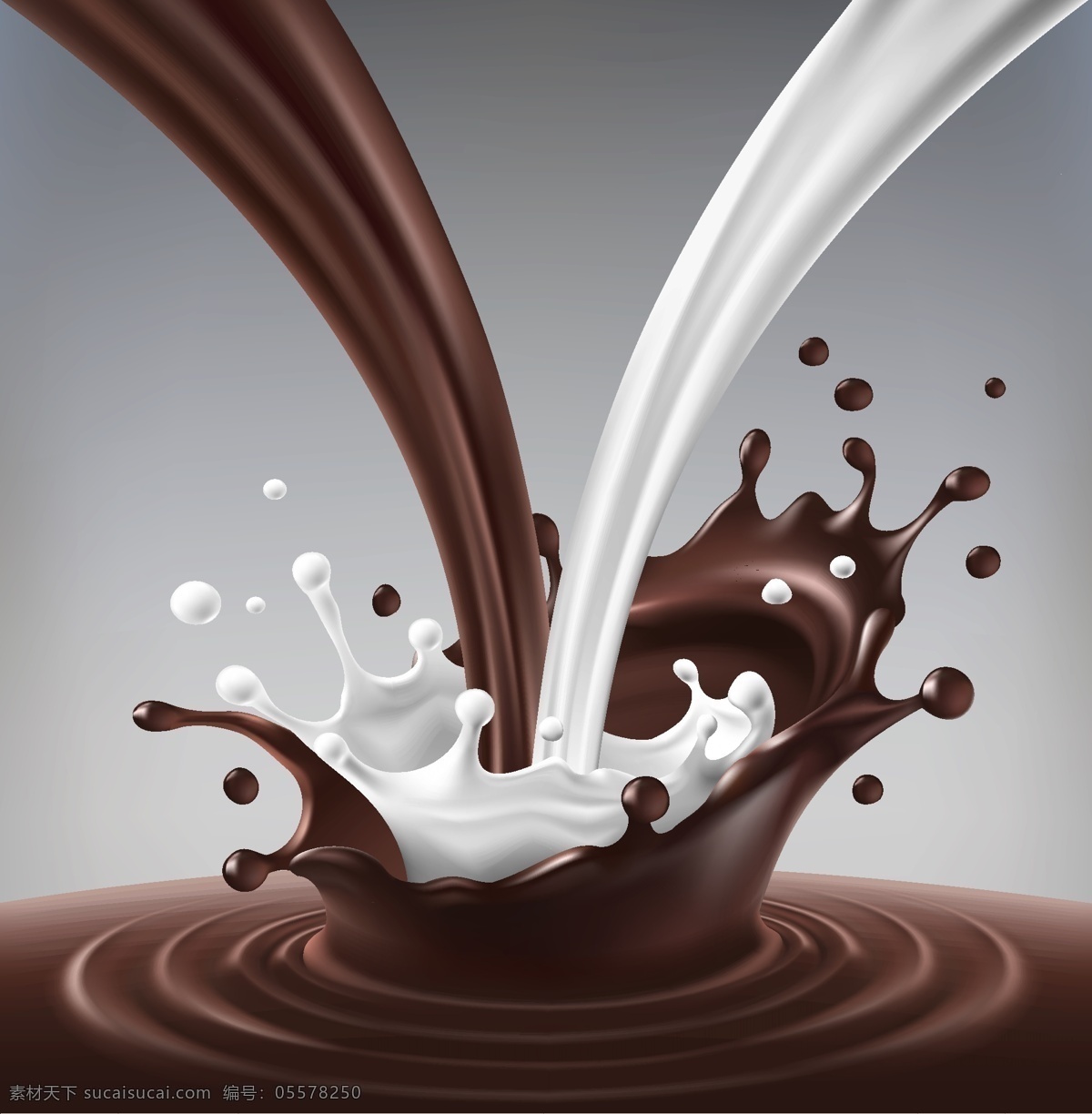 牛奶巧克力 液体巧克力 奶 糖 牛奶 牛奶海报 牛奶广告 牛奶素材 广告 海报 奶制品 酸奶 水纹 水波 水滴 水 液体 浪花