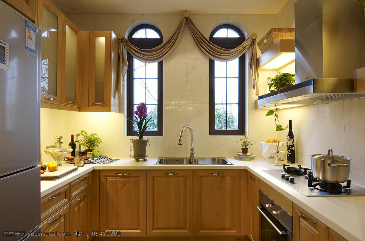 现代 简约 厨房 白色 灶台 室内装修 效果图 白色灶台 黄色壁柜 厨房装修 客厅装修