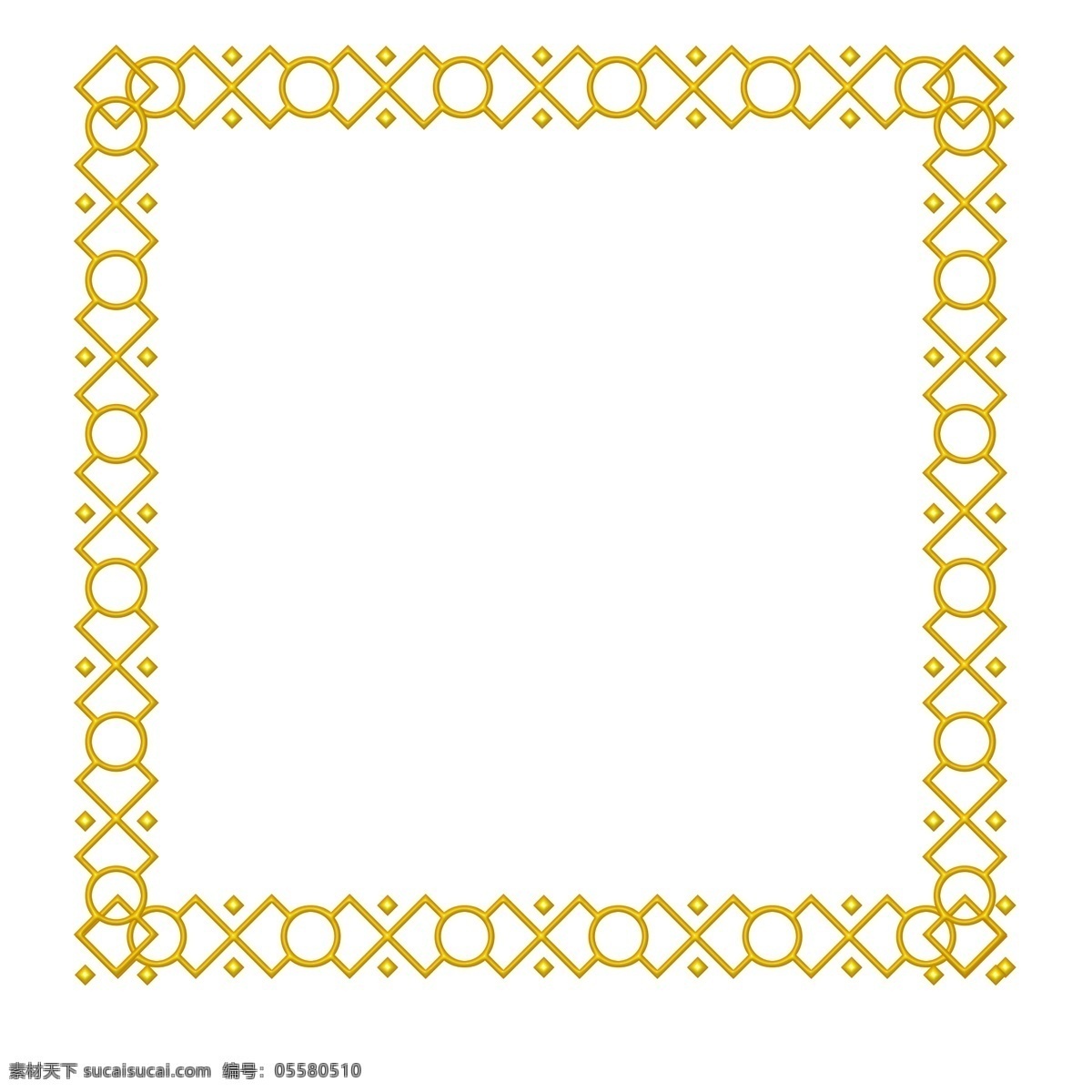 简约 美观 金色 花纹 创意 方形 边框 边框纹理 创意边框 金色花纹 方形边框 创意设计