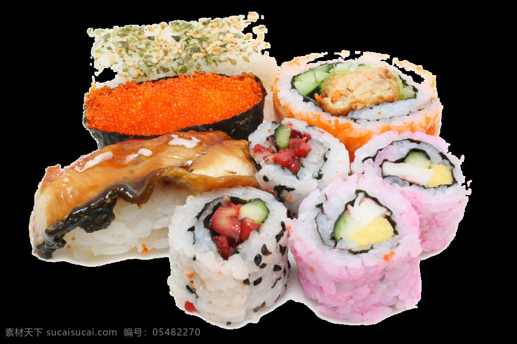 精致 粉色 寿司 料理 美食 产品 实物 产品实物 粉色寿司 日式料理 日式美食