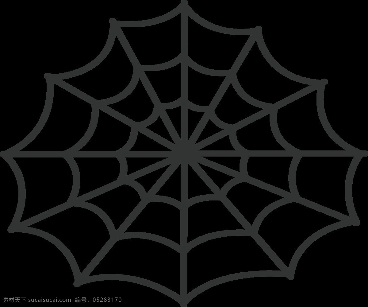 黑色 线条 蜘蛛网 元素 png元素 免抠元素 三角形 透明素材