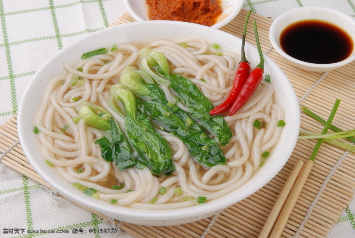 青菜面 传统美食 餐饮美食