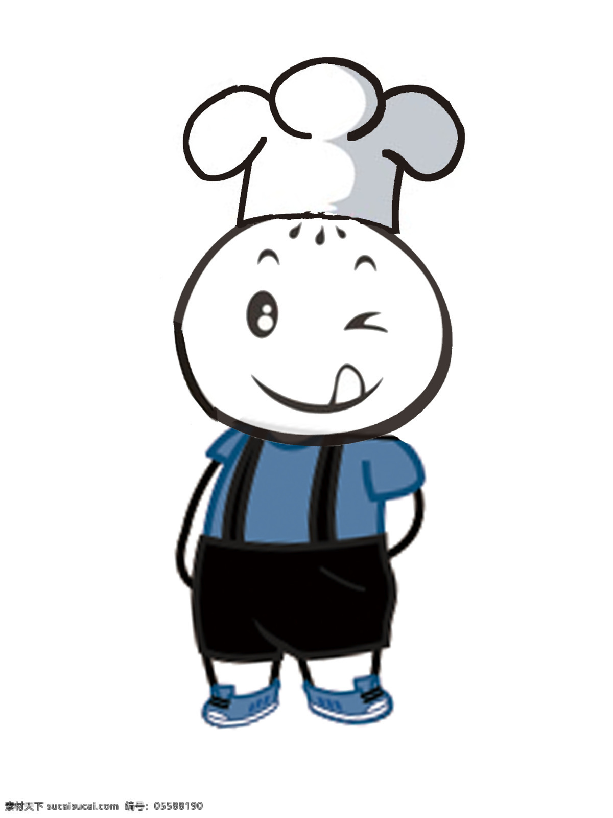 厨师 卡通人物 吉祥物 卡通 帽子 logo