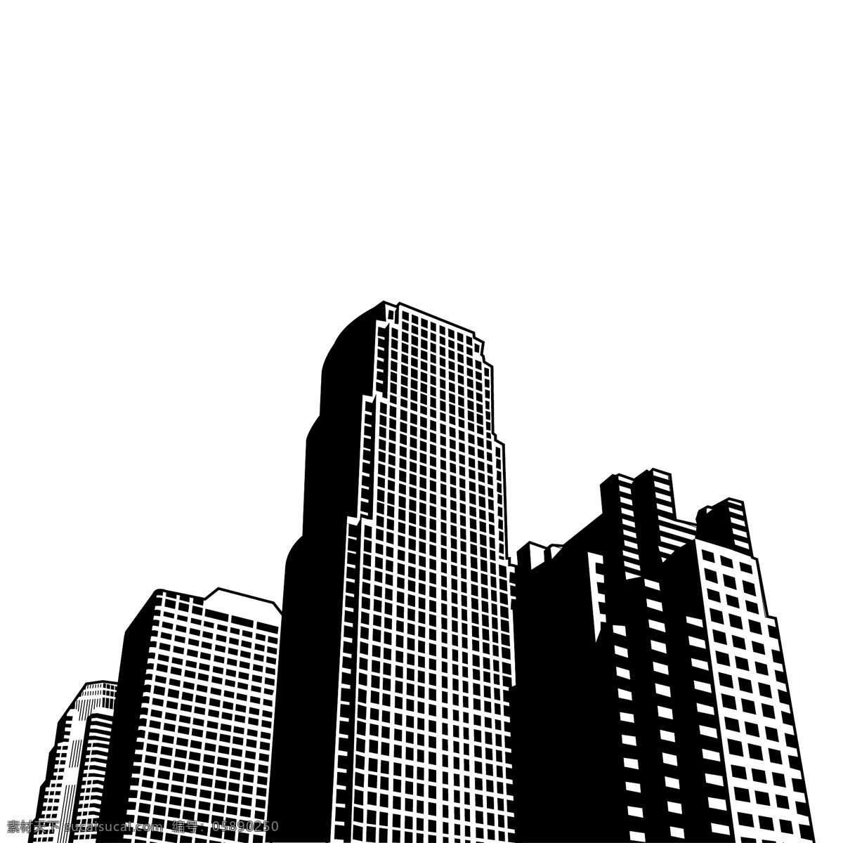 城市 高楼 建筑 矢量图 矢量免费下载 矢量风景建筑 矢量 其他矢量图