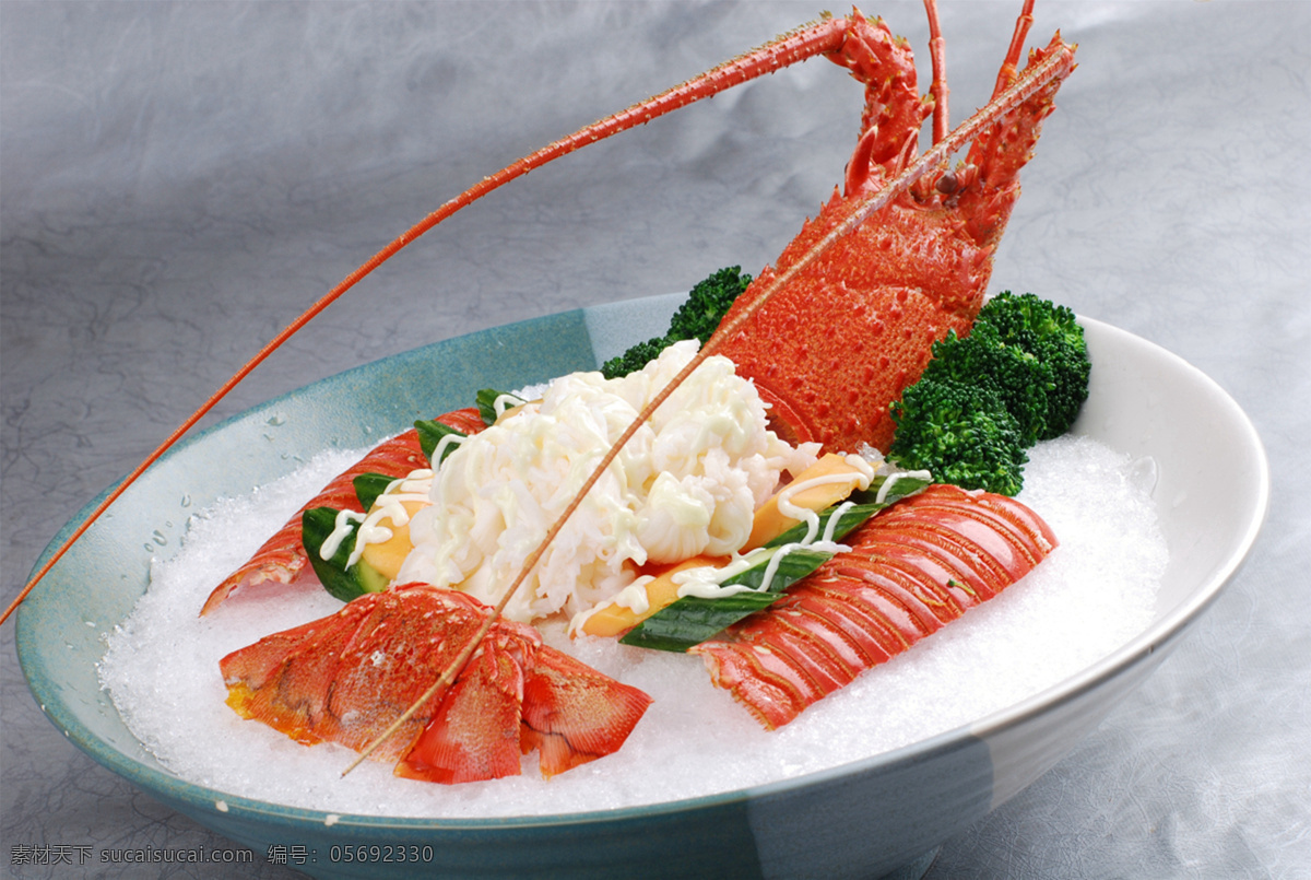 沙拉焗龙虾 美食 传统美食 餐饮美食 高清菜谱用图