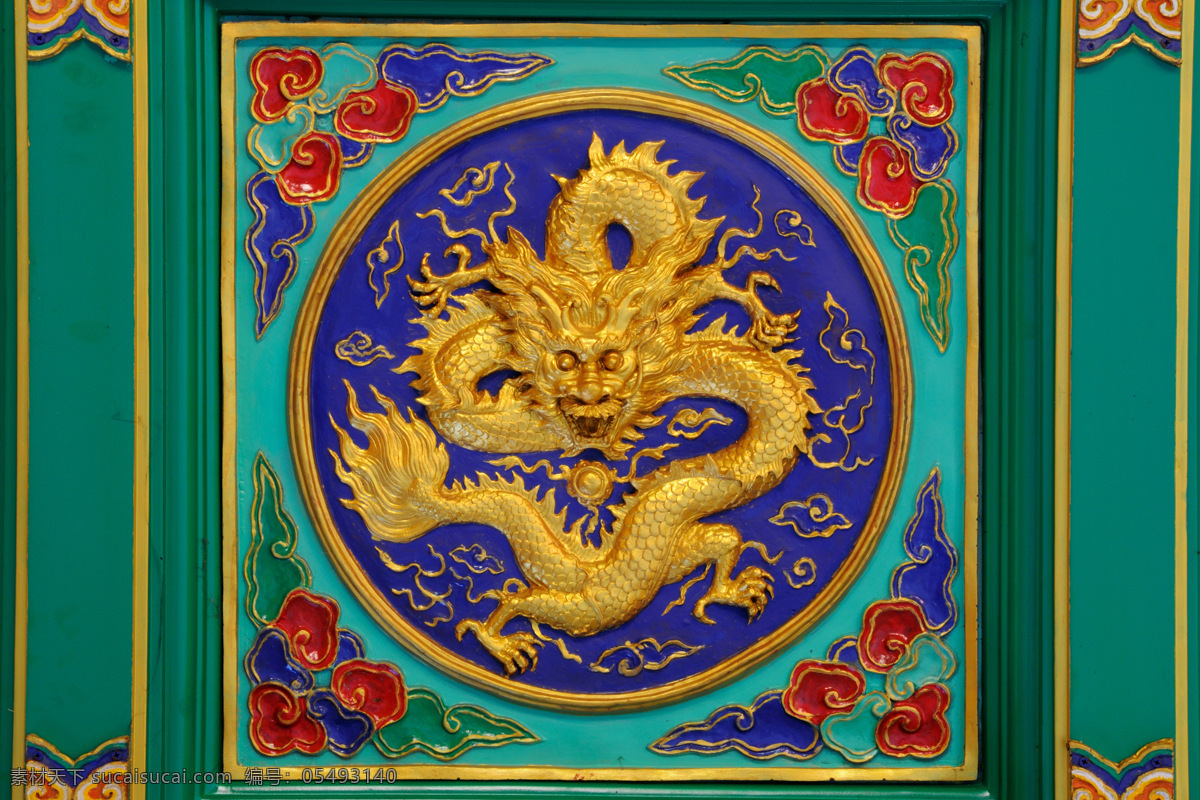 中国龙 龙纹 浮雕 传统文化 边框底纹 龙年素材 2012 新年 传统图案 文化艺术 青色 天蓝色