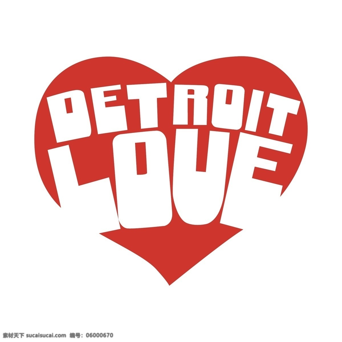 英文 爱心 素材图片 单词 字母 组合 detroit love