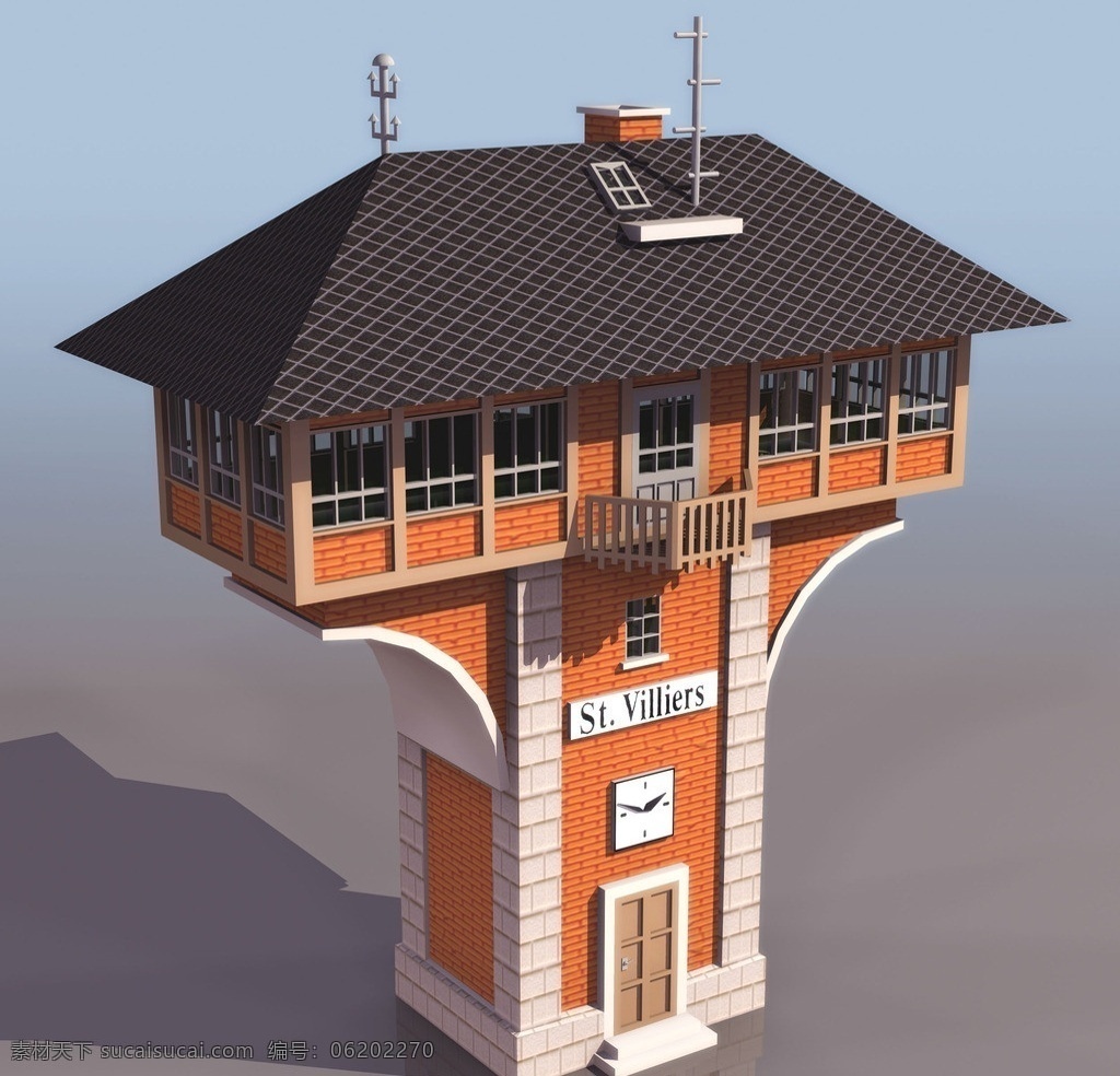 建筑 3dmax 模型 建筑模型 欧式建筑 红墙 灰瓦 渲图 效果图 高层建筑 欧洲建筑 建模 小高层 现代建筑 高塔 红十字 急救塔 灯塔 其他模型 3d设计模型 源文件 max