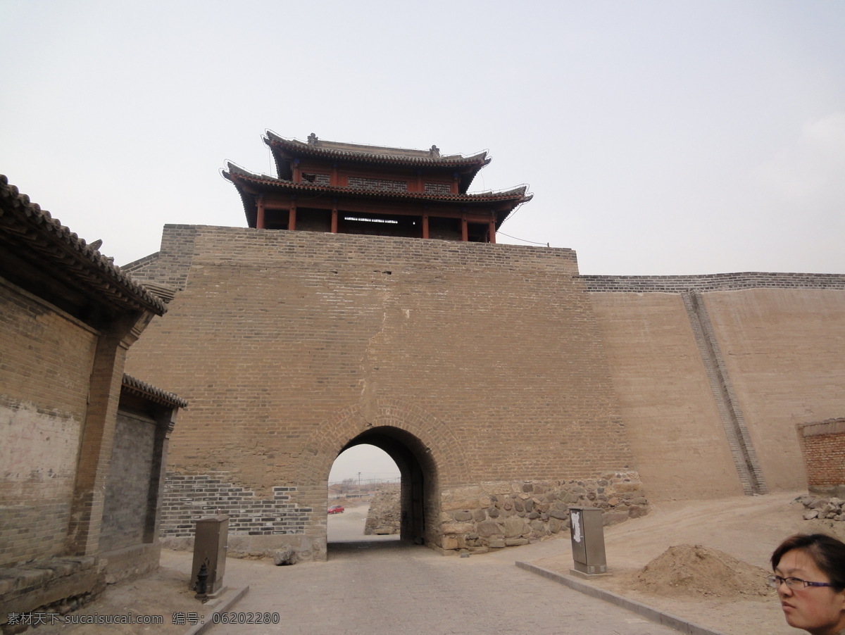 鸡鸣驿古城门 鸡鸣驿 古城门 城门 古城墙 建筑景观 自然景观