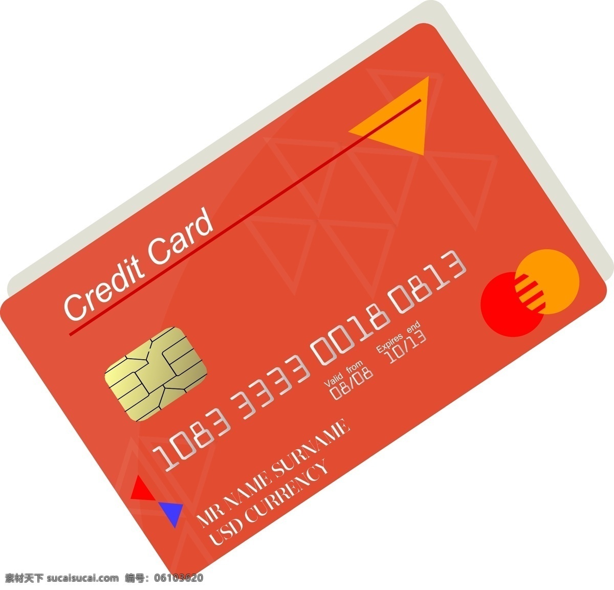 矢量 红色 芯片 银行卡 元素 消费 透明元素 ai元素 免抠元素