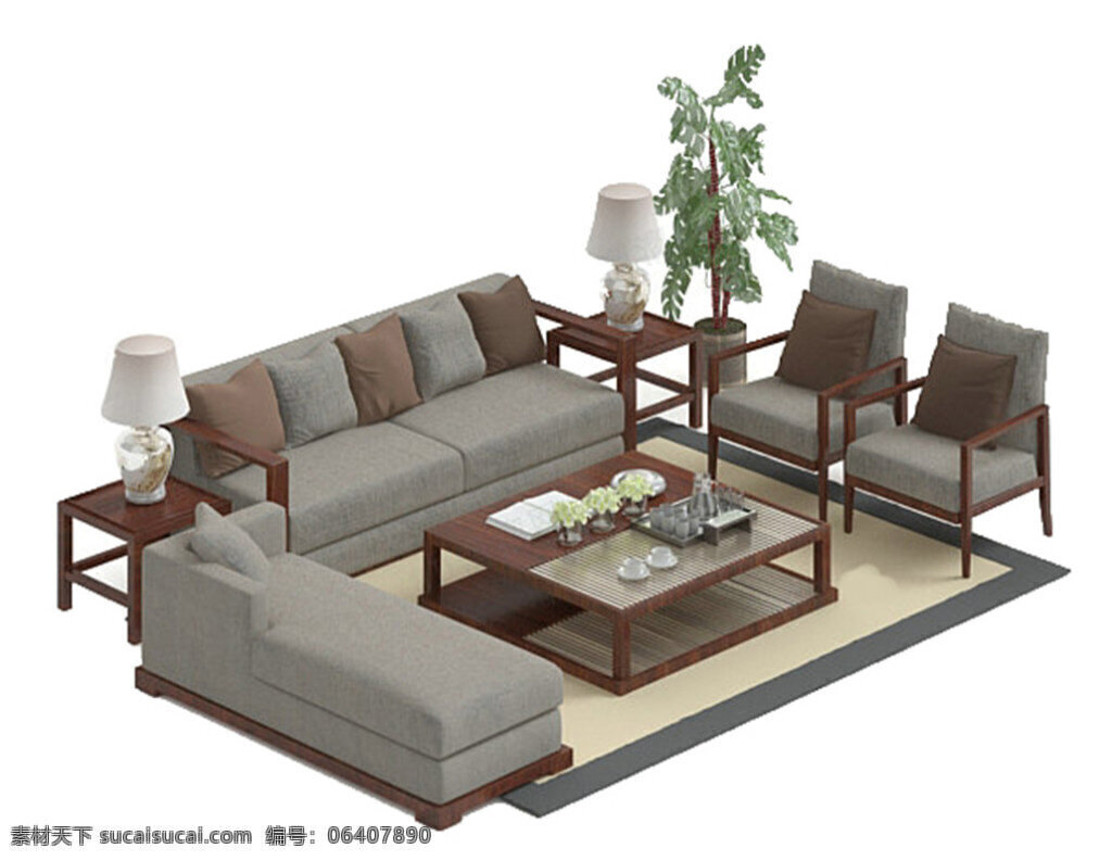 模型 模板下载 3d设计模型 源文件 沙发模型 椅子模型 沙发 max 白色