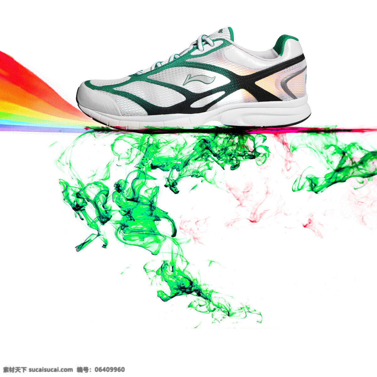 跑步鞋 运动鞋 超轻系列 中国风 第七代 7代 凌波 彩虹 水 滴墨 色彩 体育用品 生活百科