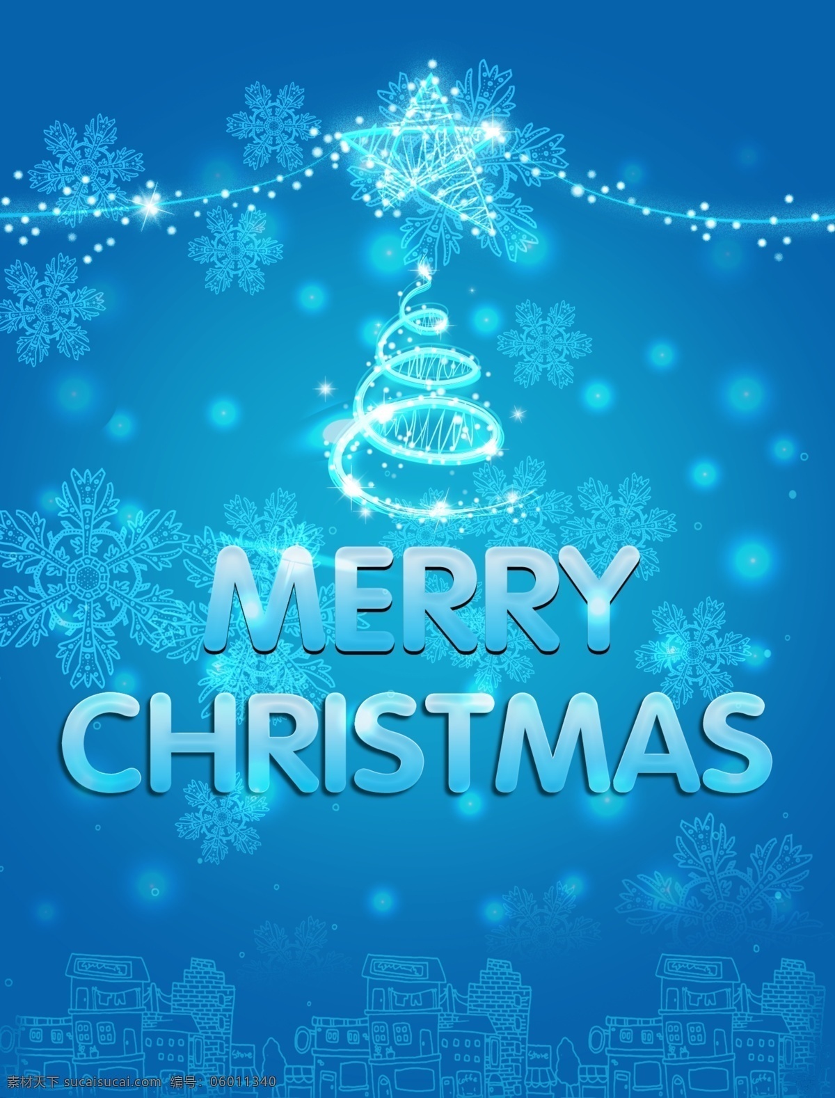 蓝色 浪漫 圣诞 宣传 展板 背景 星星 圣诞节 节日素材 圣诞元素 圣诞素材 晶莹剔透