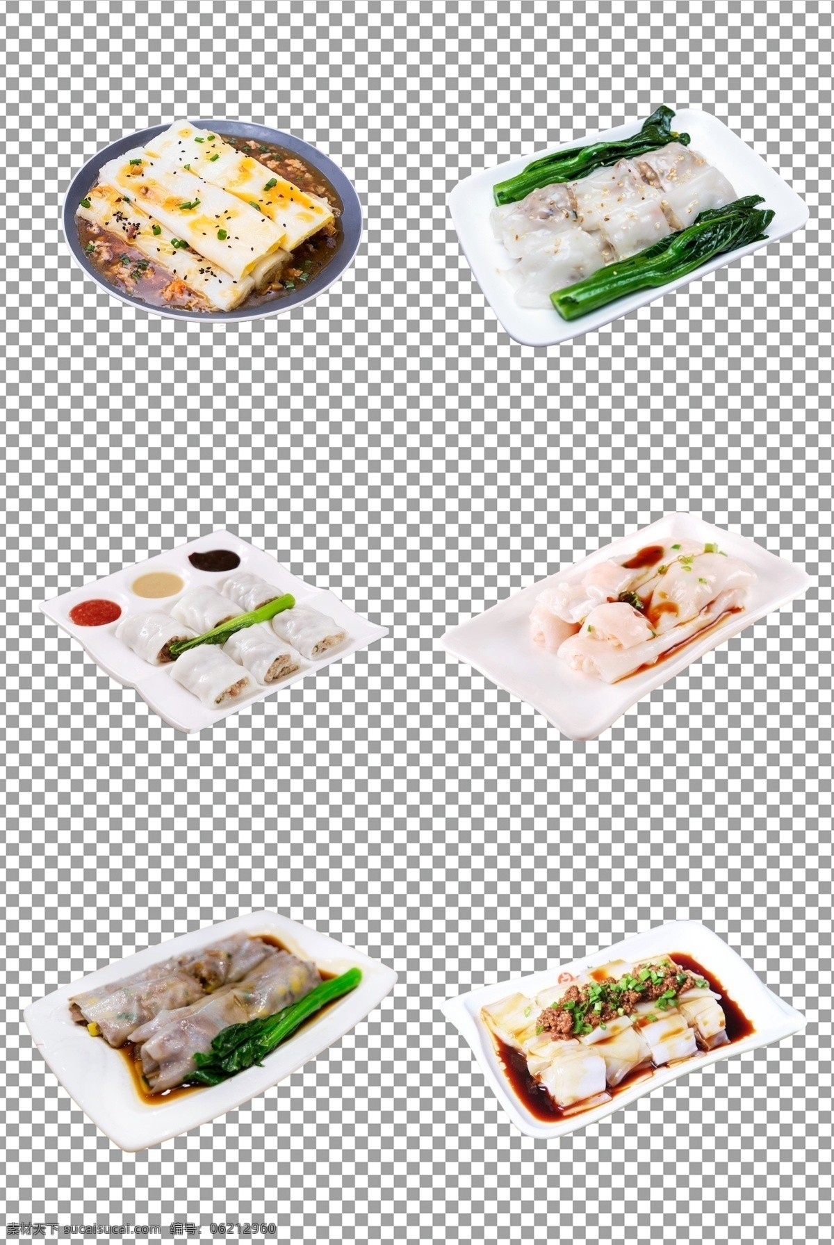 瘦肉青菜肠粉 美味 香滑 瘦肉 青菜 肠粉 美食 早餐 传统 小吃肠粉 免抠 无背景 免抠图 抠图 元素 透明 通道 png免抠图 分层