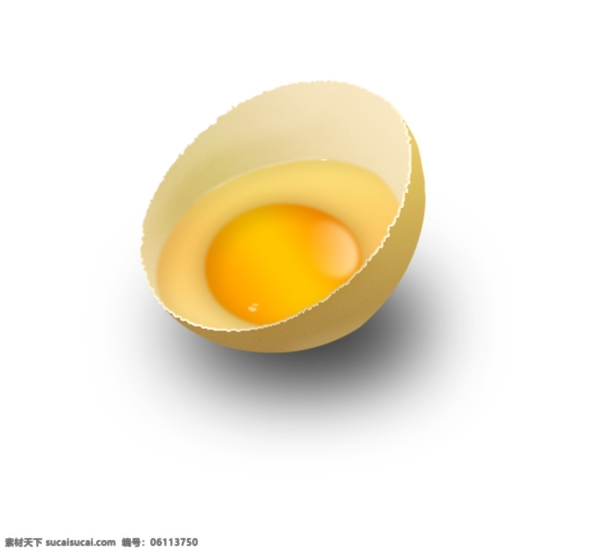 鸡蛋 半个鸡蛋 手绘鸡蛋 生鸡蛋 手绘生鸡蛋 分层