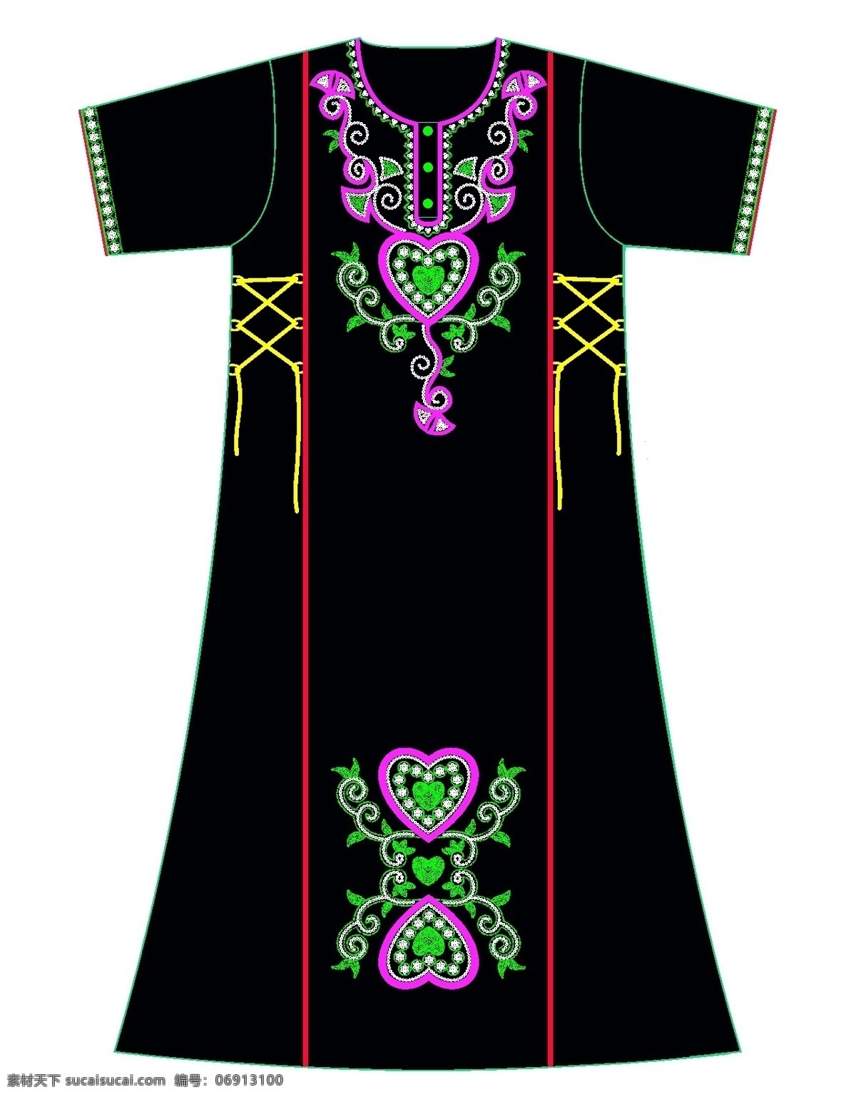 服装 袍 款 2010 年 全新 款式 图 服装设计 服装款式图