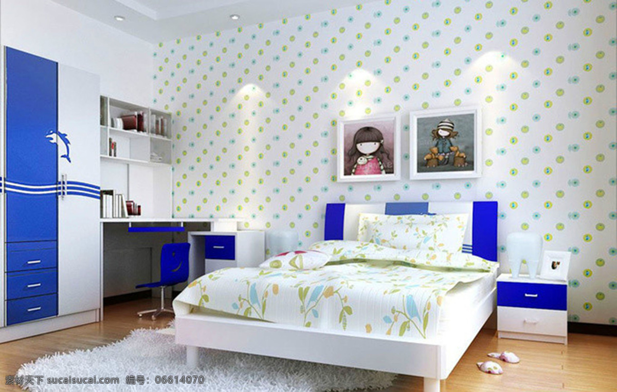 室内设计 温馨 孩子 卧室