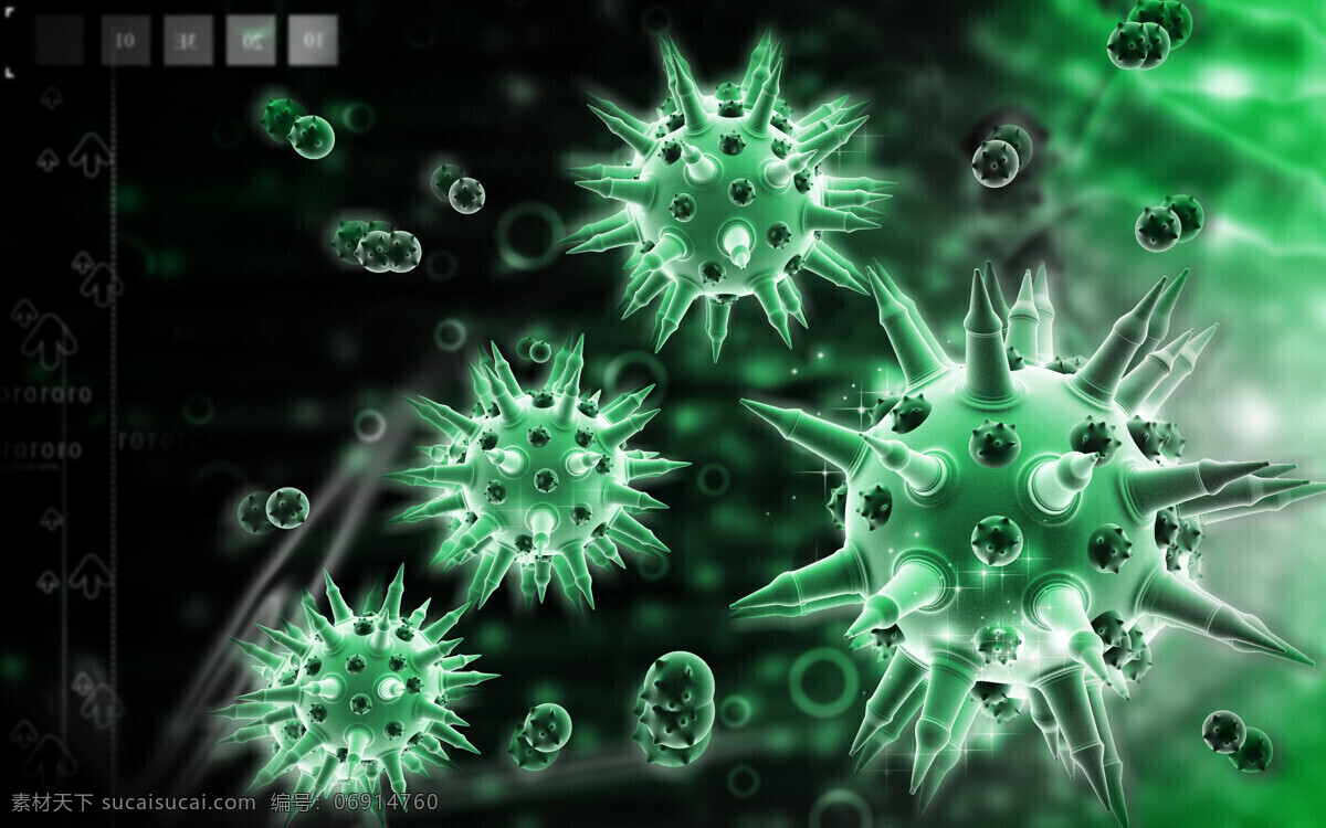 细菌 病毒 微生物 入侵 吞噬 疾病 埃博拉 细胞 禽流感 非典 电子显微镜下 传染病 医学 医疗 3d 医疗护理 医疗保健 生活百科