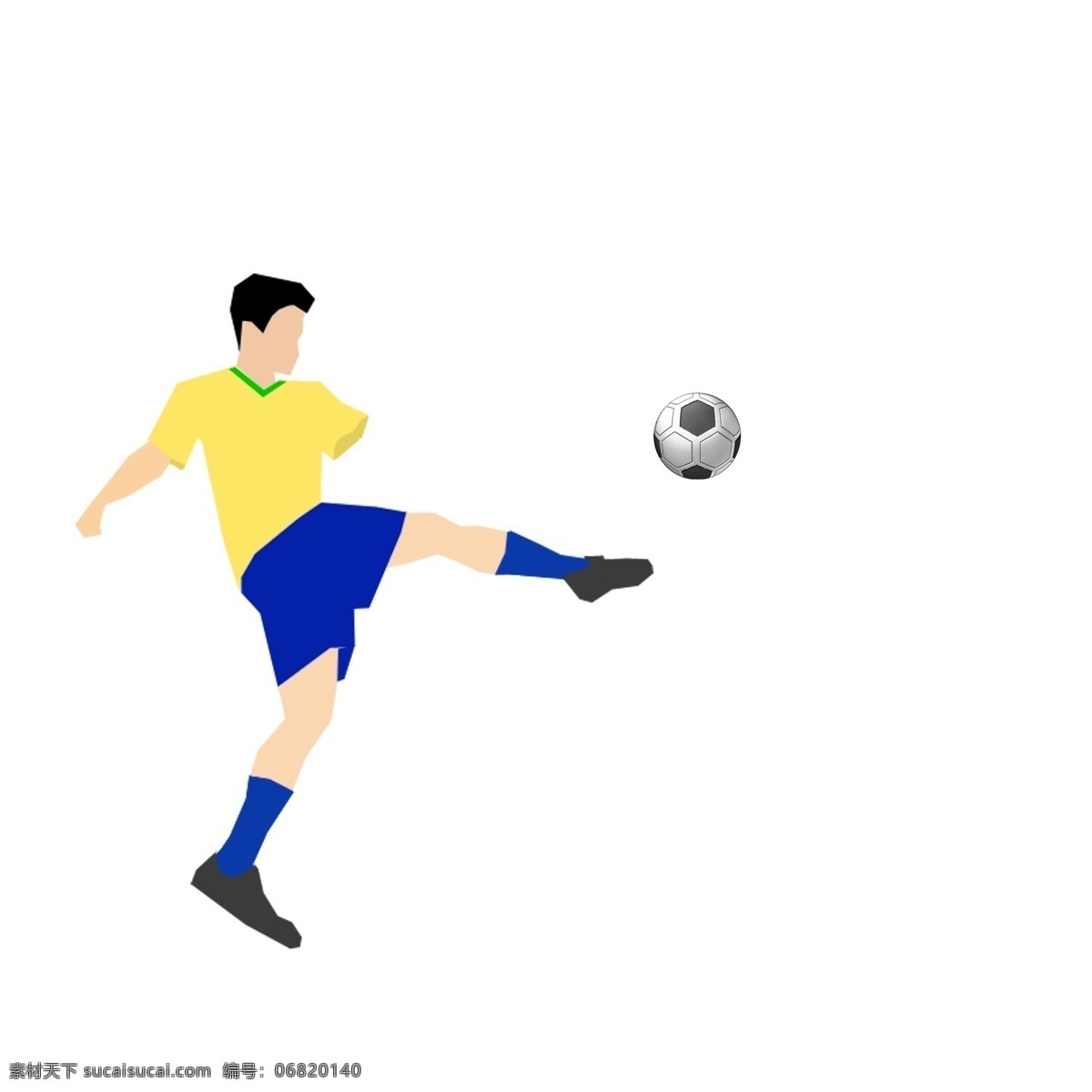 俄罗斯 世界杯 足球赛 免 抠 图 残疾 断臂 踢 足球 单手踢足球 免抠透明背景 残疾人 运动 简约 小清新