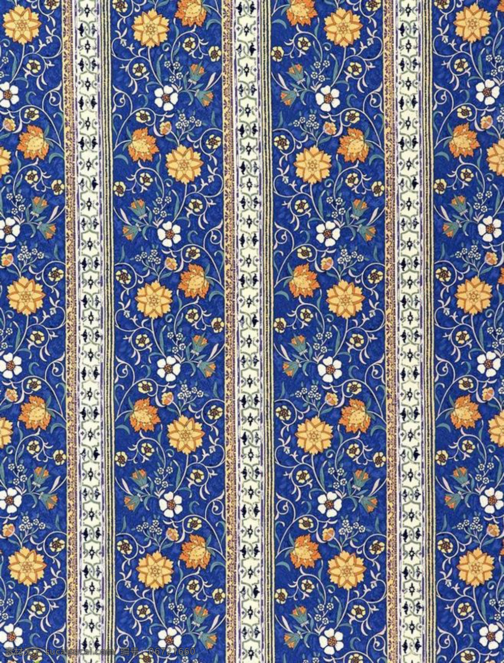 印染 蓝色 花卉 布纹 背景 设计素材 布料 背景底纹 布纹背景