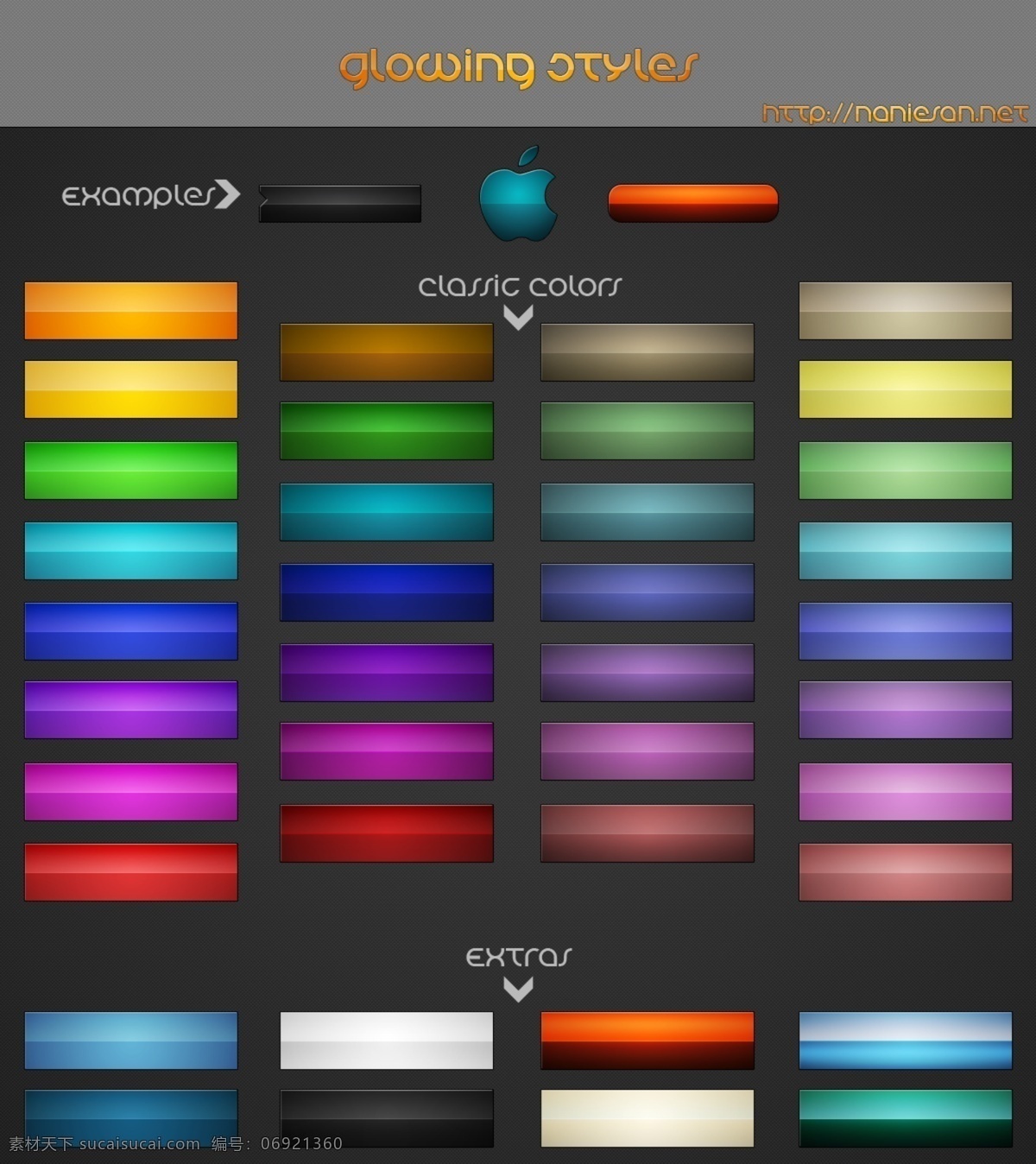 ps插件 ps工具 ps样式 按钮 漂亮 五彩 眩光 样式 源文件 photoshop 工具 插件 精品插件 设计工具 asl psd源文件