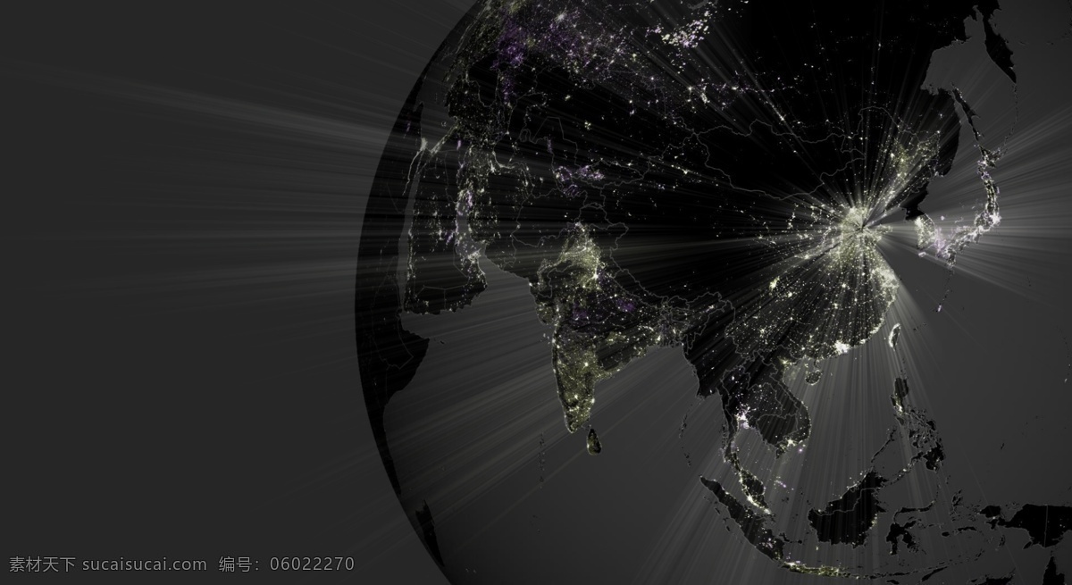 中国 卫星 夜景 灯光 放射 卫星图 卫星夜景 夜景灯光 灯光放射 夜景灯光放射