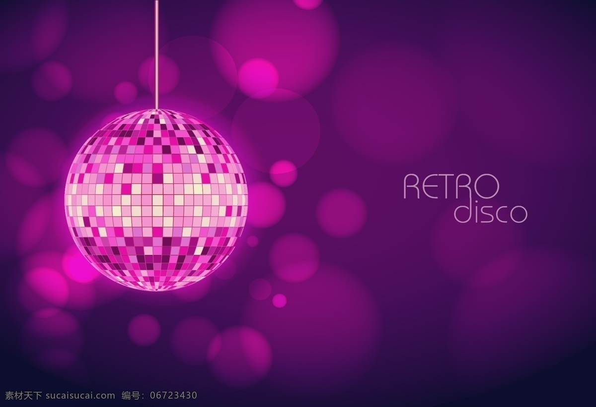 音乐会 海报 背景 设计素材 彩球 绚丽 背景素材 紫色
