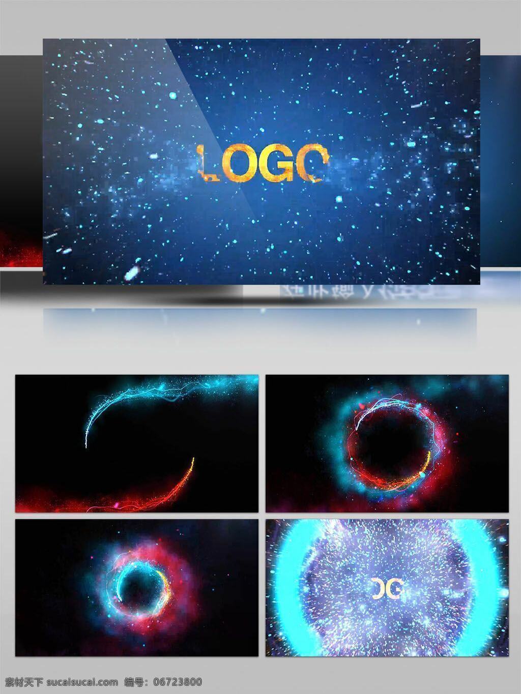 红蓝 星际 粒子 汇聚 logo 演绎 ae 模板 ae模板 红蓝星际 粒子汇聚 logo演绎