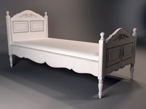木床 模型 3d模型 3d效果图 床 家具 家具模型 床模型 3d床 3d模型素材
