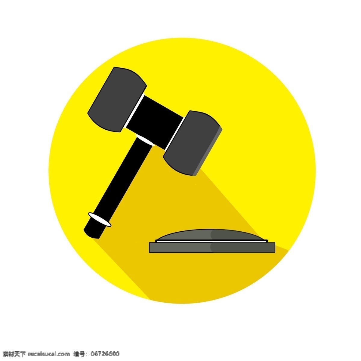 法官 锤子 创意设计 创意 黄色 司法 法律 诉讼 法律体系 拍卖 法槌 手绘锤子 矢量法槌