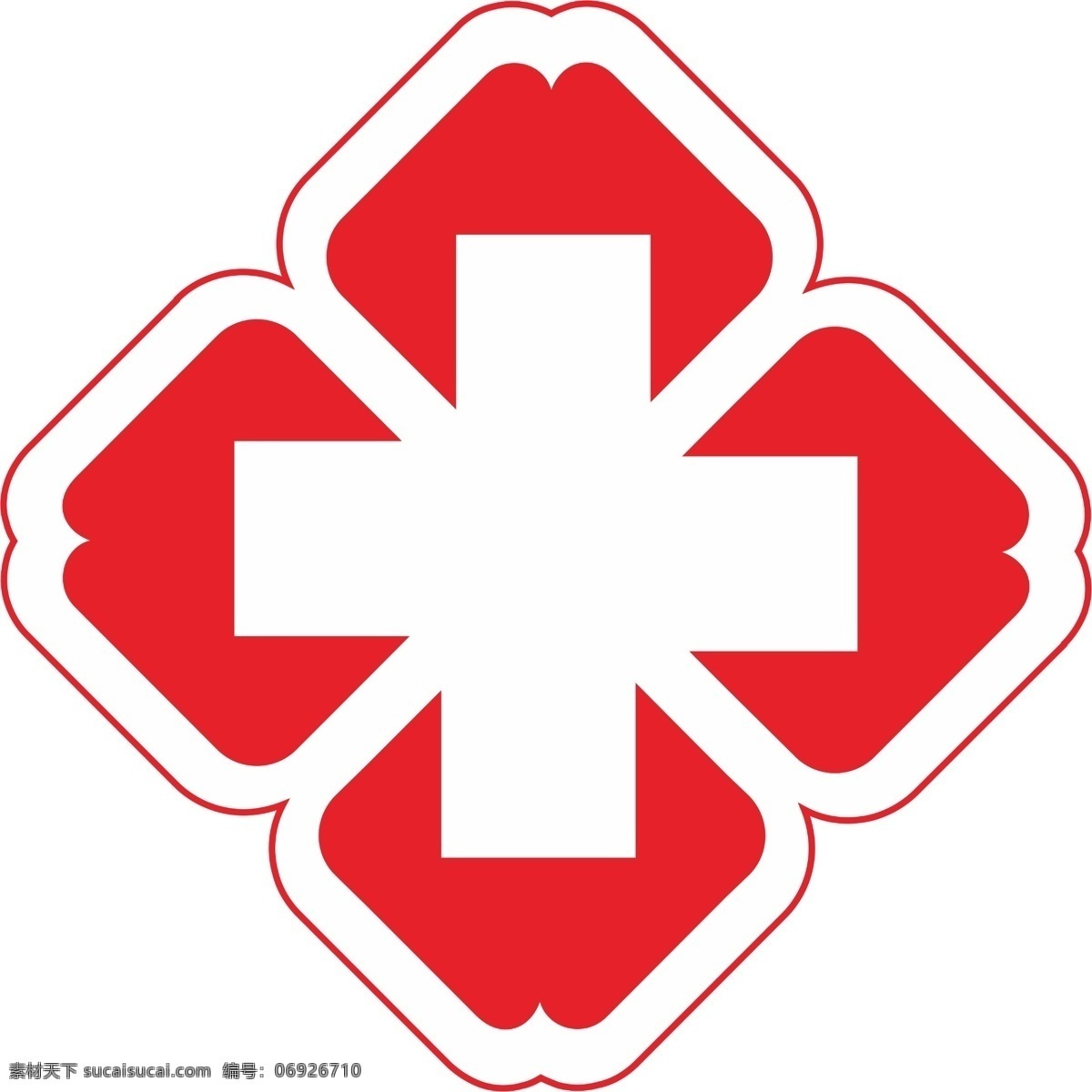 医院标志 医院标识 十字架 医院十字架 医院图标 标志图标 公共标识标志