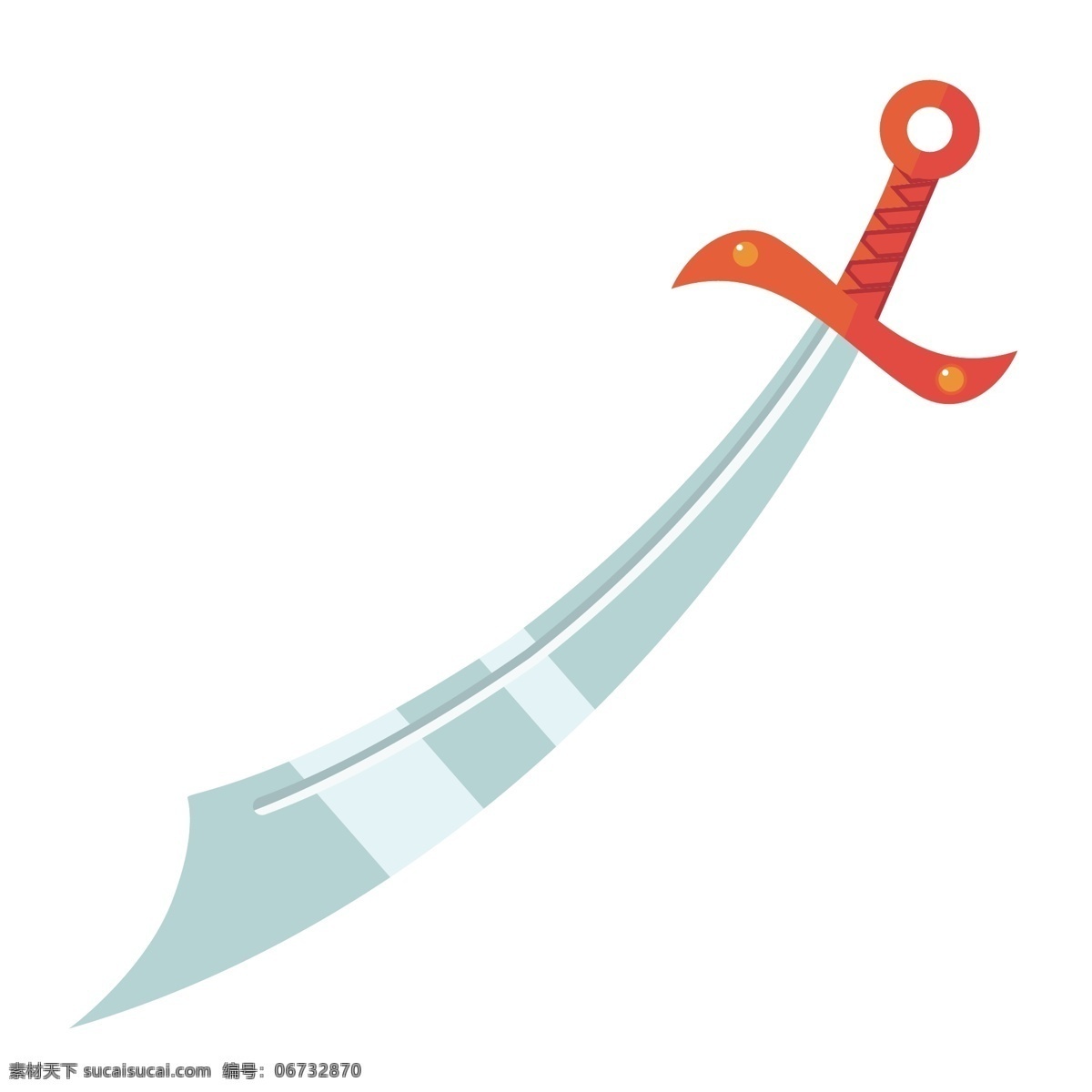 立体 宝剑 装饰 插画 立体宝剑 橙色的宝剑 漂亮的宝剑 创意宝剑 卡通宝剑 宝剑装饰 宝剑插画
