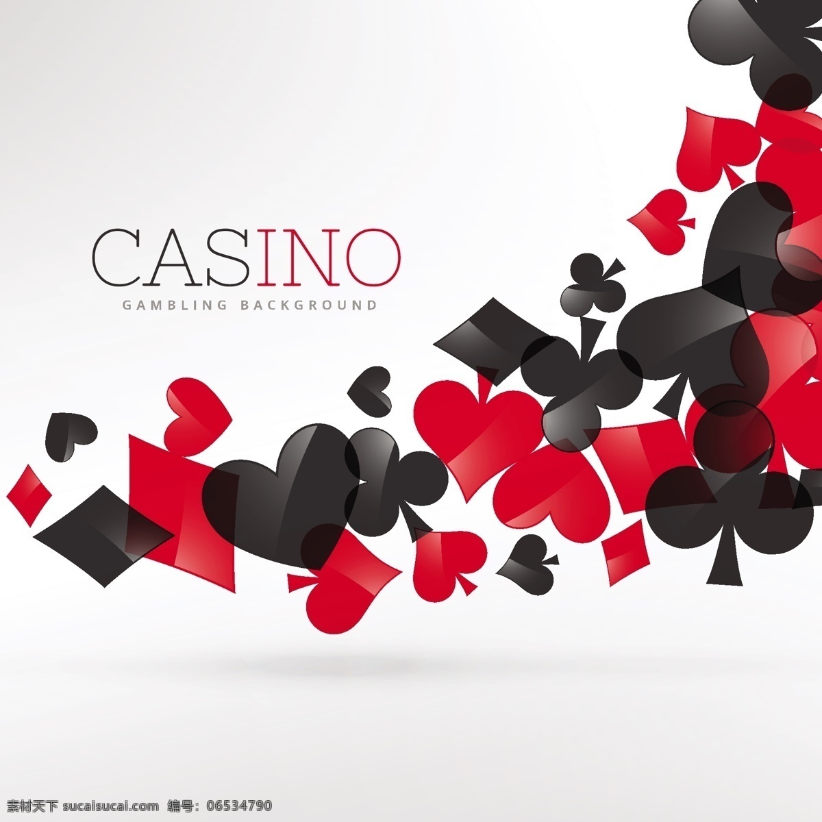 赌场的符号 背景 心脏 卡片 红色 钻石 黑色 游戏 形状 成功 赢家 白色 赌场 扑克 胜利 竞争 俱乐部 元素 风险