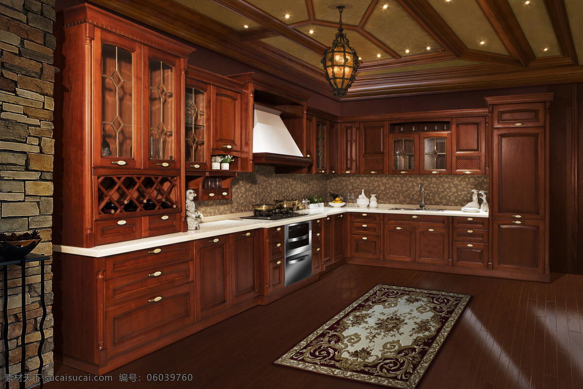 3d橱柜 效果图 整体厨房 l型厨房 实木板 开放式厨房 石英石台面 3d设计 3d作品