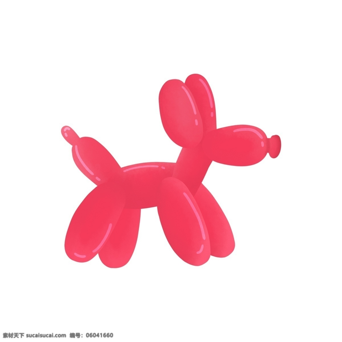 愚人 愚人节 卡通 狗 气球 海报 装饰 粉色气球 动物 长条气球 气球动物 气球小狗 愚人节装饰 海报装饰