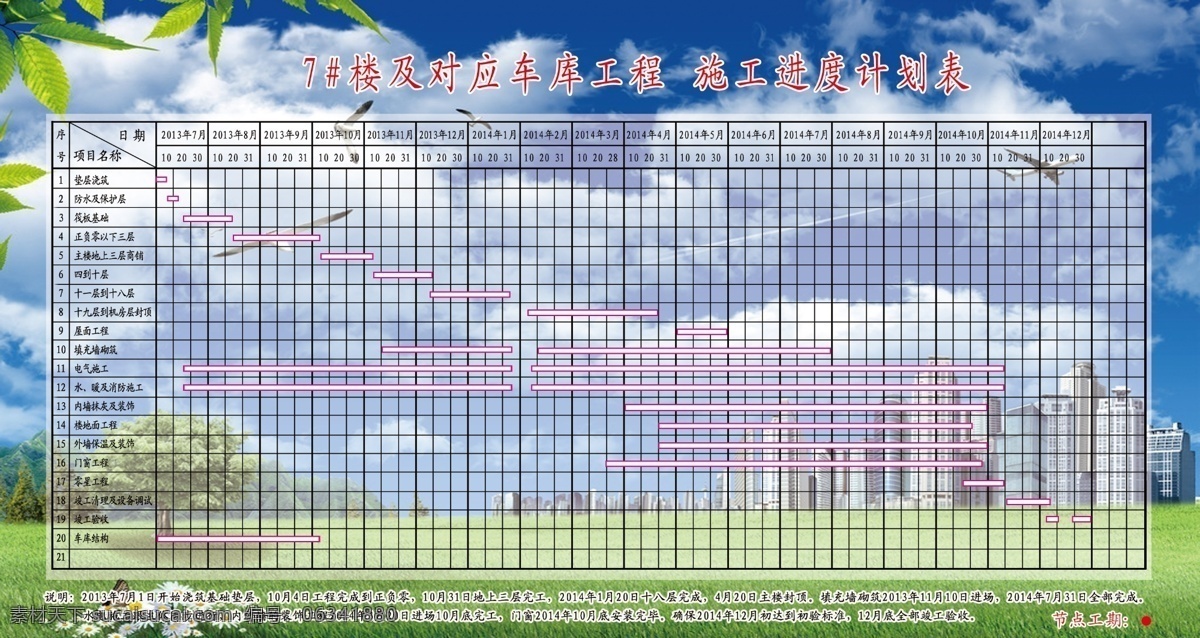 表格 城市 工程 广告设计模板 建筑 进度 施工 源文件 进度表 展板 模板下载 进度表展板 展板模板 其他展板设计